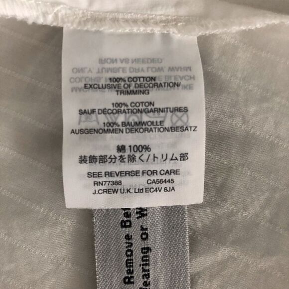 Madewell Fable Embroidered Floral Short Sleeve Smock Top White - Picture 8 of 9